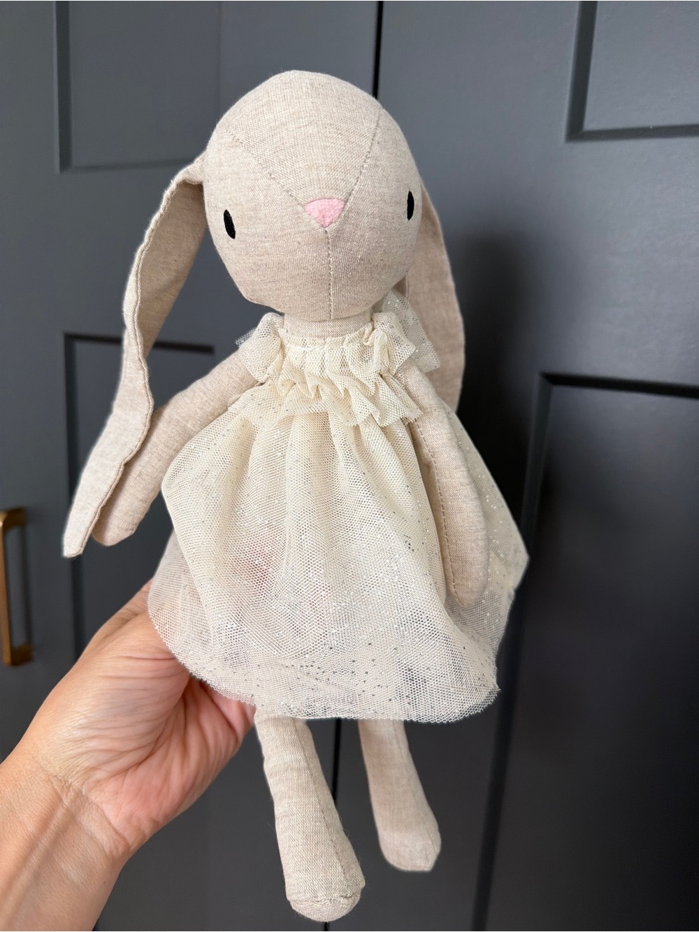 Jellycat Limited Edition Jolie Bunny in sparkle tulle dress